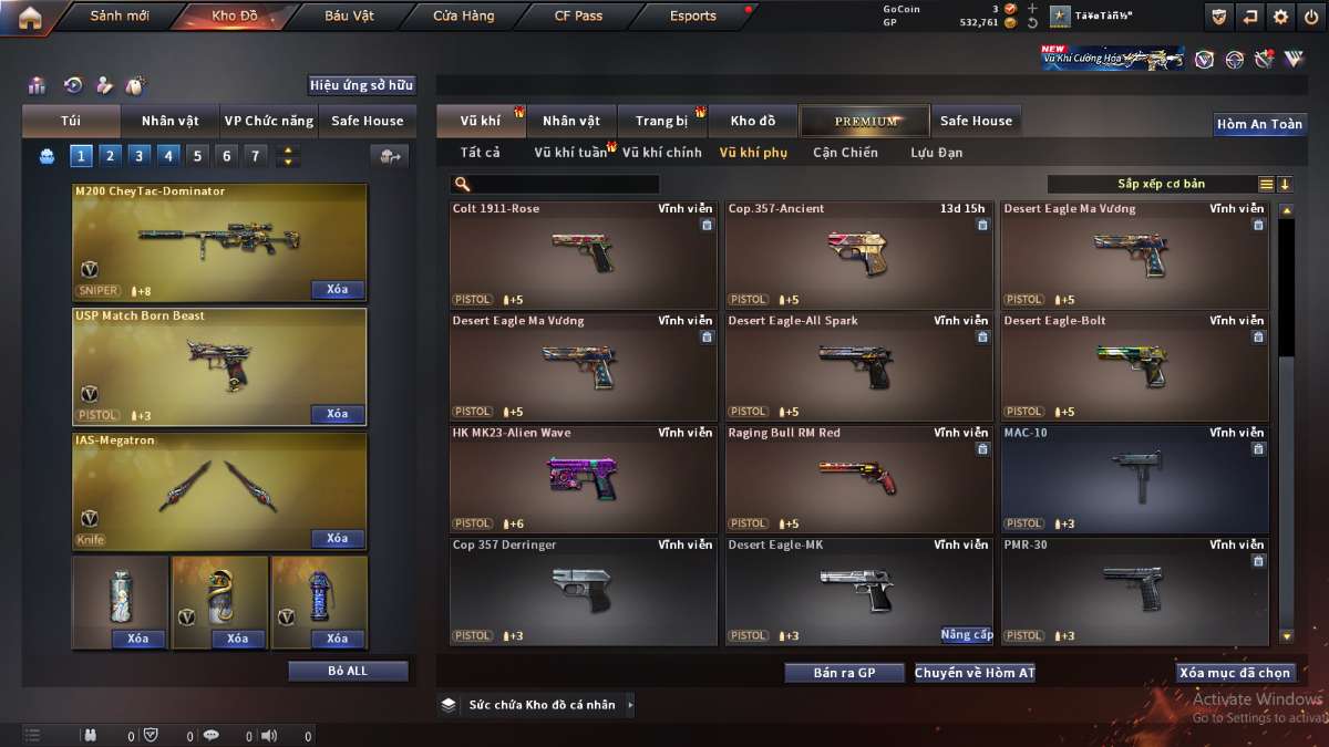 shop acc cf uy tin gia re